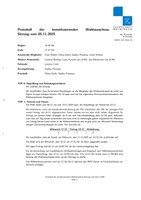 Protokoll Konstituierende Sitzung Wahlausschuss